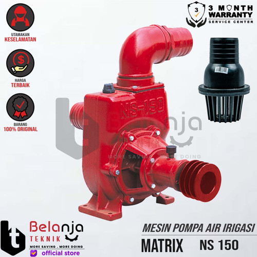 Matrix Mesin Pompa Air Irigasi NS150 6 Inch Water Pump NS 150 6" In