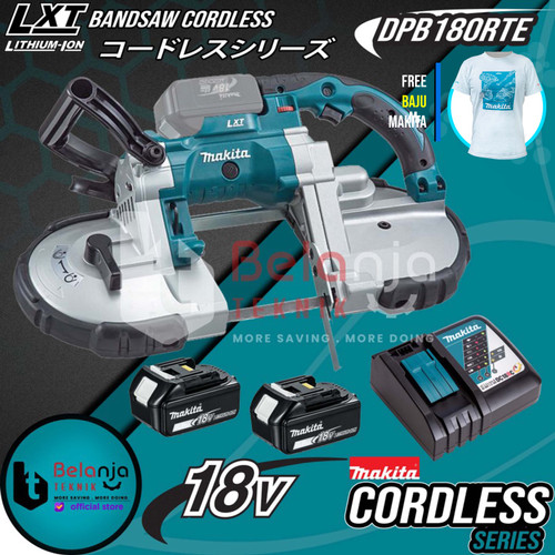 Makita Mesin Potong Band Saw Baterai DPB180RTE Bandsaw Cordless 18V