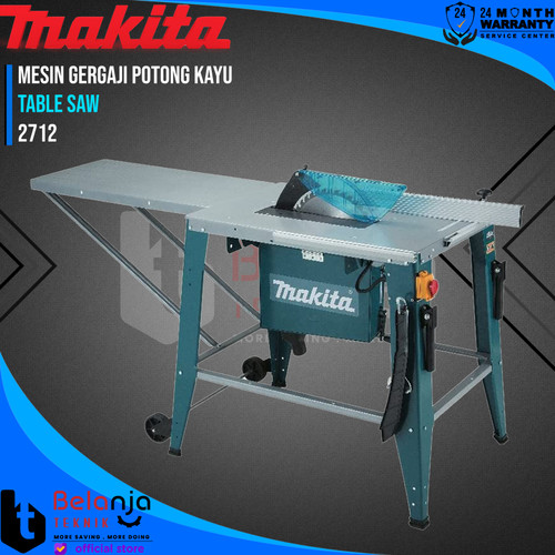 Makita Table Saw 2712 Mesin Gergaji Potong Kayu Meja 12 Inch 2000 Watt