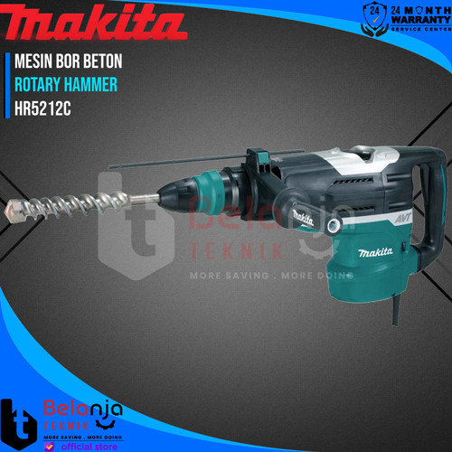 Makita Rotary Hammer SDS Max HR 5212 C Mesin Bor Beton 52 MM HR5212C