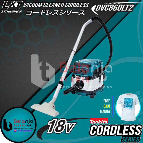 Makita Vacuum Cleaner DVC860 LT2 Wet & Dry Cordless 18V Penghisap Debu