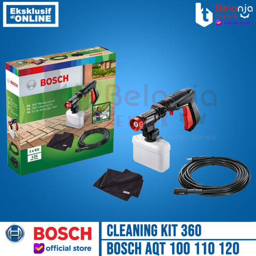 Bosch Cleaning Kit 360 AQT 100 110 120 Alat Pembersih Mobil 135 Bar