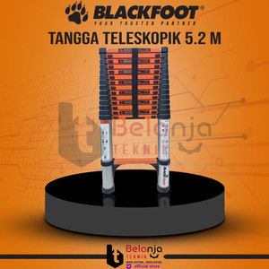 Blackfoot Telescopic Ladder Tangga Lipat Multifungsi Telescopi 5.2 M