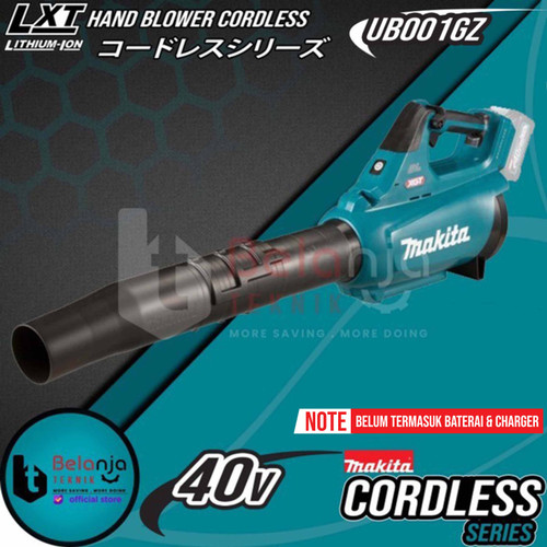 Makita Hand Blower Cordless UB001GZ 40V Mesin Peniup Angin Baterai