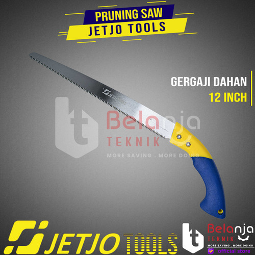 JETJO TOOLS Pruning Saw 12" Gergaji Dahan 12 Inch Lengkung 65Mn Blade