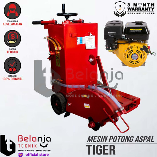 Tiger Mesin Potong Aspal Beton CC 149 Set Mesin Loncin G 270 9 HP