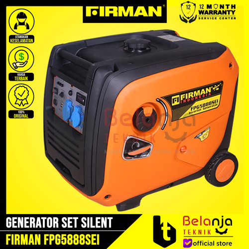 Firman Silent Inverter Generator Set FPG5888SEi Mesin Genset 4000 Watt