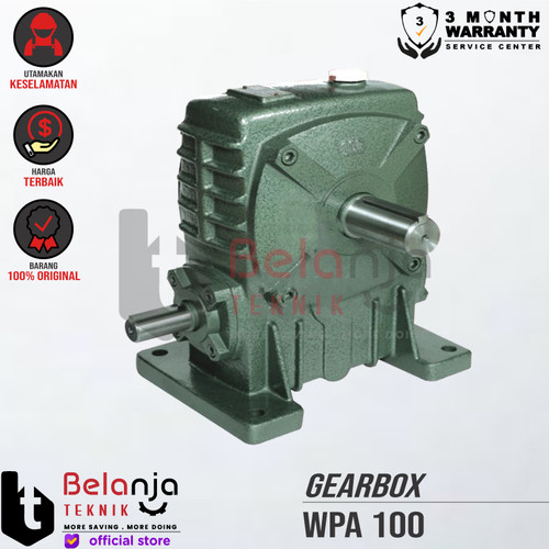 Gearbox WPA100 Gear Box WPA 100 Ratio 1 - 60 Speed Reducer