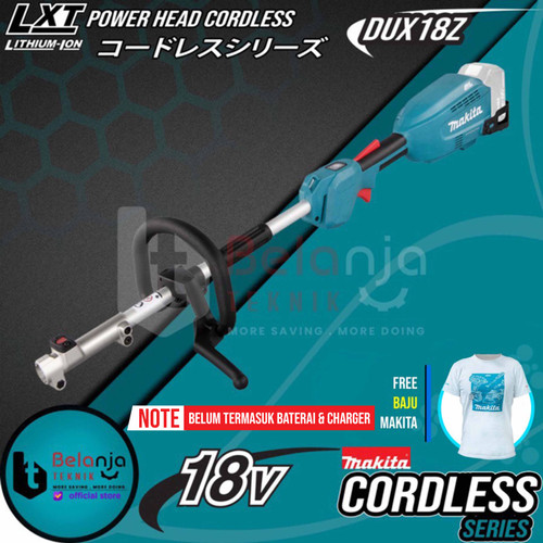 Makita Multi Function Power Head DUX18Z Cordless 18V Potong Rumput DUX