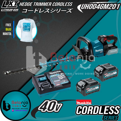 Makita Hedge Trimmer Cordless UH004GM201 Potong Dahan Baterai UH SET