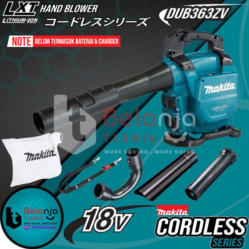 Makita Hand Blower Vacuum DUB363 ZV Cordless 18V Peniup Angin Baterai