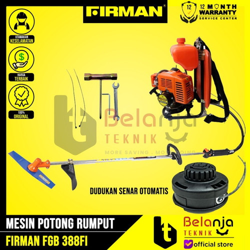 Firman Mesin Potong Rumput FGB 388 FI Brush Cutter 2 Tak Plus Senar