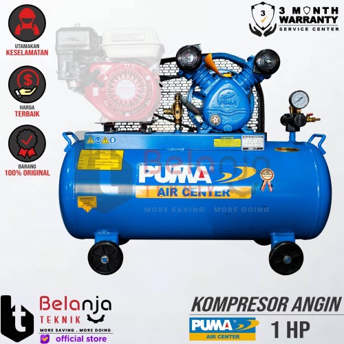 PUMA Mesin Kompresor Angin 1 HP Air Compressor PUK1090A 1HP Body Only