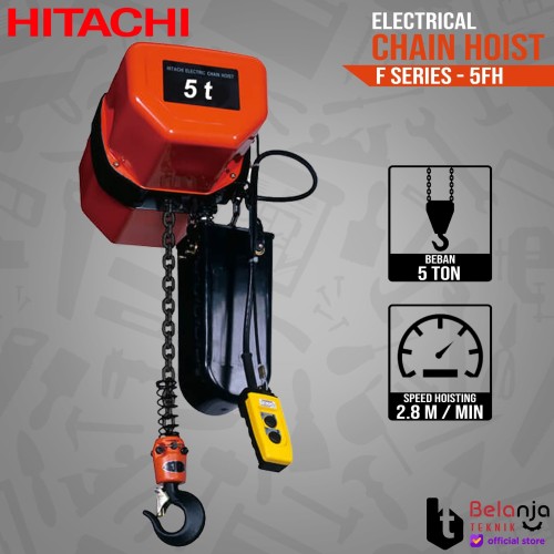 HITACHI Electric Chain Hoist 5FH 5 Ton Katrol Elektrik 5 FH 5Ton