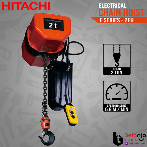 HITACHI Electric Chain Hoist 2FH 2 Ton Katrol Elektrik 2 FH 2Ton