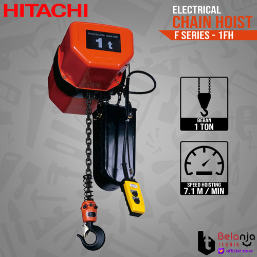 HITACHI Electric Chain Hoist 1FH 1 Ton Katrol Elektrik 1 FH 1Ton