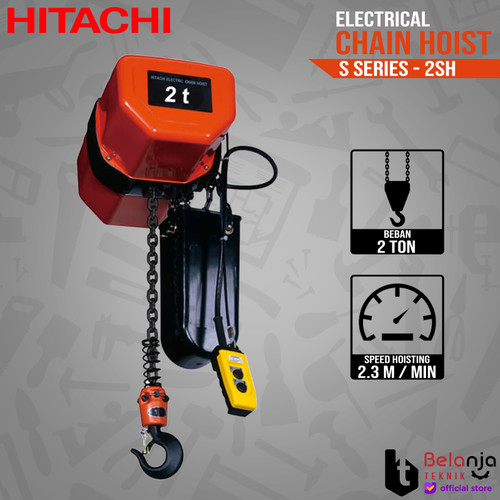 HITACHI Electric Chain Hoist 2SH 2 Ton Katrol Elektrik 2 SH 2Ton