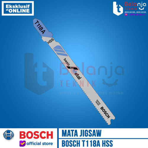 BOSCH MATA JIGSAW T118A HSS Basic for METAL