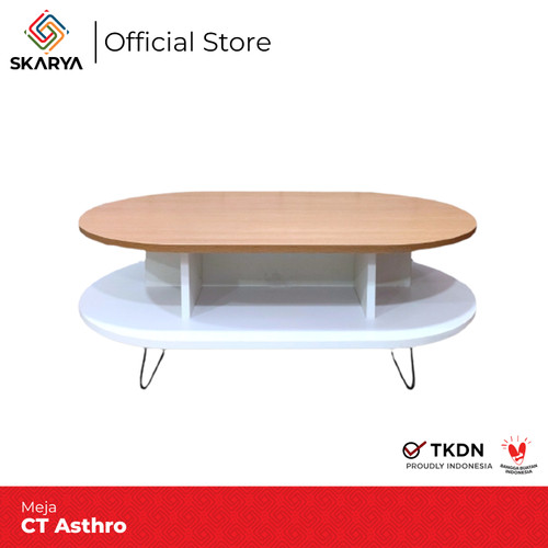 Meja Tamu Minimalis Meja Modern Coffee Table Minimalis Asthro (Baru)