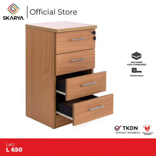 Mobile drawer Nakas Bedside Meja Samping Rak Laci Nakas L 650 (Baru)