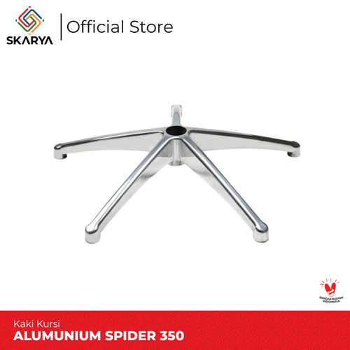 Kaki Kursi Kantor Alumunium Model SPIDER 350 Tanpa Roda (Baru)