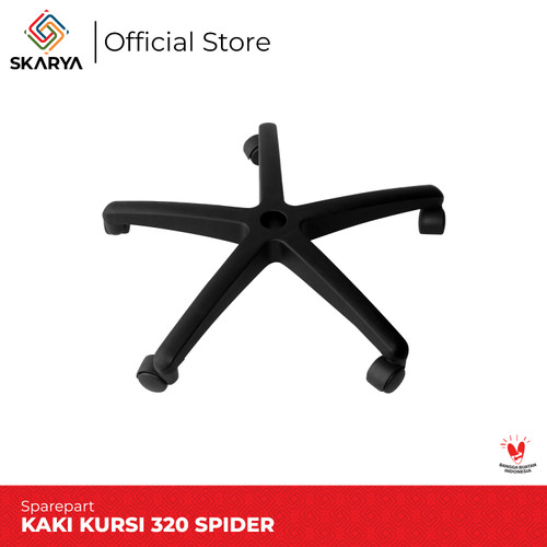 Kaki Kursi Kantor Model SPIDER 320 Termasuk Roda (Baru)