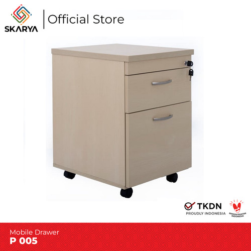 Mobile drawer Nakas Bedside Meja Samping Rak Laci Nakas P005 (Baru)