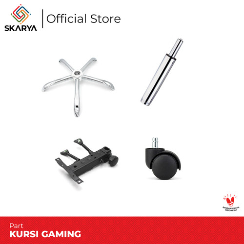 Part Kursi Gaming Set Chrome 320 (Baru)