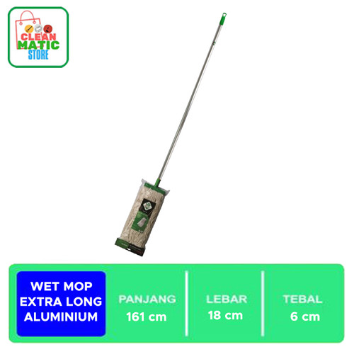 WET MOP EXTRA LONG ALUMINIUM