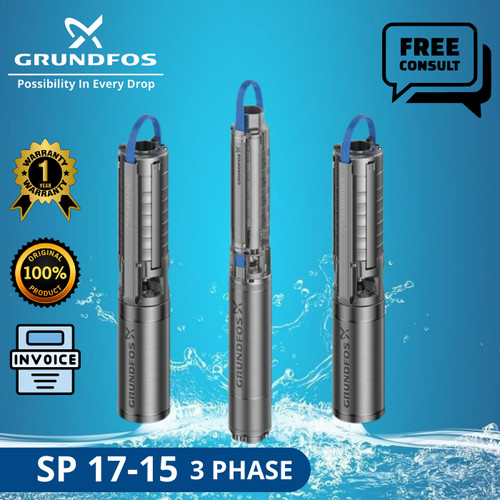 Pompa Submersible Grundfos SP 17-15 + CTK 3 Phase