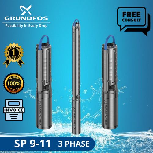 Pompa Submersible Grundfos SP 9-11 + CTK 3 Phase