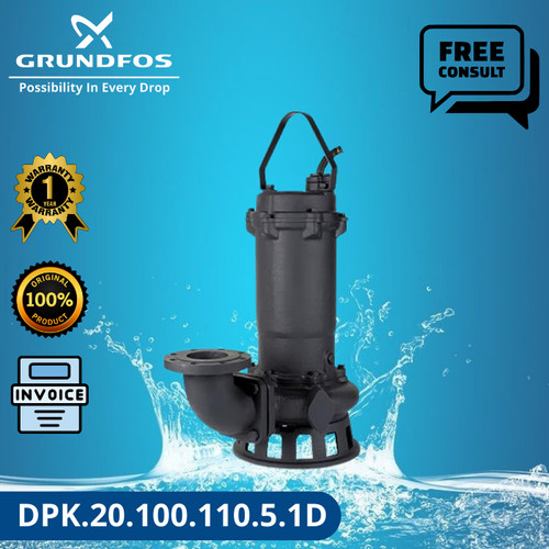 Pompa Grundfos DPK.20.100.110.5.1D Submersible Sewage Water Pump