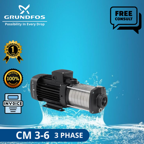 POMPA AIR GRUNDFOS CM 3-6 3 PHASE SS 304