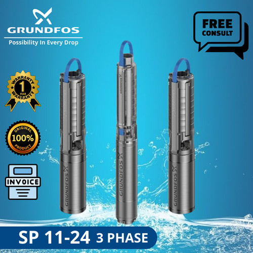 POMPA AIR SUBMERSIBLE GRUNDFOS SP 11-24 3 PHASE + CTK