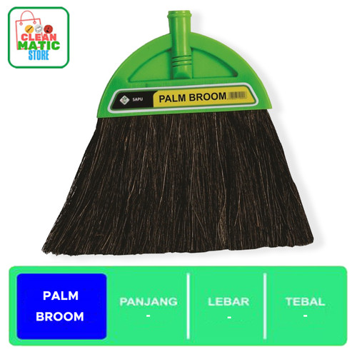 Clean Matic - Kepala Sapu Ijuk ( Palm Broom Head )