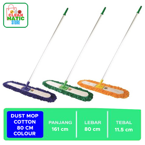 Clean Matic - Dust Mop Cotton 80 CM Colour