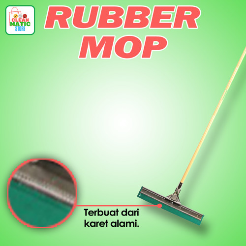 Clean Matic - Rubber Mop Pendorong Air