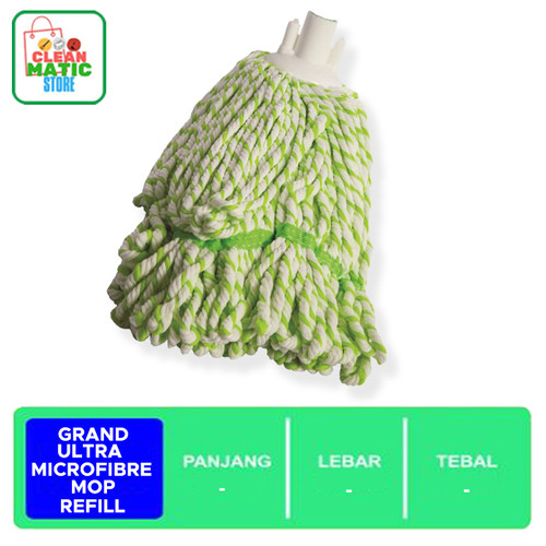 Clean Matic - Isi Ulang Alat Pel Grand Ultra Microfibre