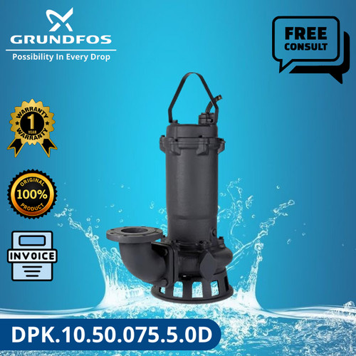 POMPA GRUNDFOS DPK.10.50.075.5.0D Submersible Sewage Water Pumps