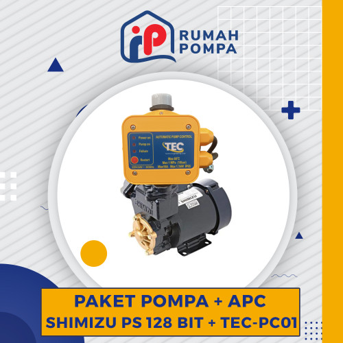 Paket Pompa + APC Untuk Pompa Booster Shimizu PS 128 BIT