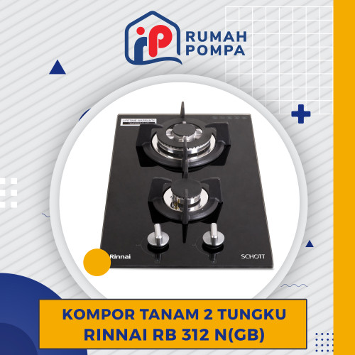 Kompor Tanam 2 Tungku Rinnai RB 312 N(GB)