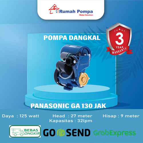 Mesin Pompa Air Panasonic GA 130 JAK Pusat