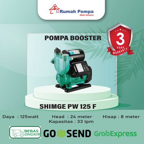 Pompa Booster Air Panas Shimge PW 125 F Pusat