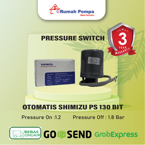 Otomatis Pressure Switch Shimizu Ps 130 Original Pusat