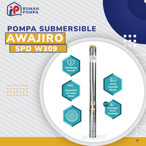 Pompa Submersible 3 Inc Awajiro SPD W309