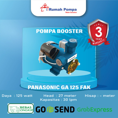 POMPA BOOSTER PANASONIC GA 125 FAK I Bandung