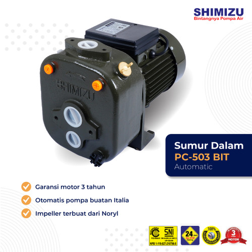 POMPA AIR JETPUMP SHIMIZU PC 503 BIT ORIGINAL NT I TANPA TABUNG