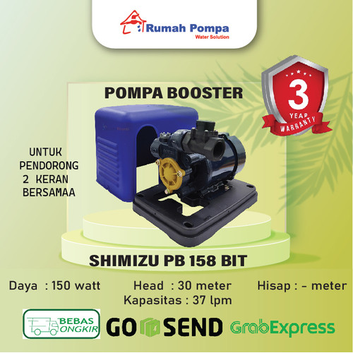 Pompa Booster Shimizu PB 158 BIT | Surabaya