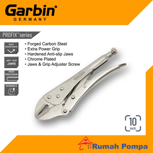 Tang Buaya Lurus Straight Jaws Locking Pliers 10 Inch