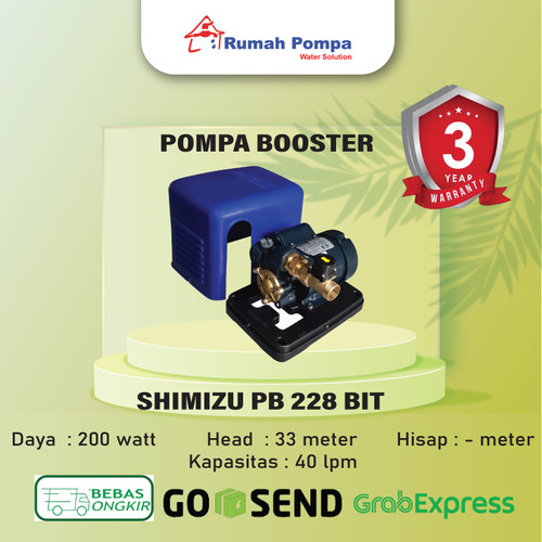 Pompa Booster SHIMIZU PB 228 BIT 200 watt | Surabaya